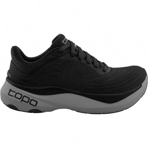 NEW TOPO ATHLETIC men's aura athletic running shoes in black/charcoal - Picture 1 of 5